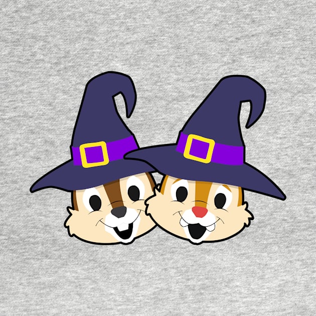 Halloween Chip Dale by LuisP96